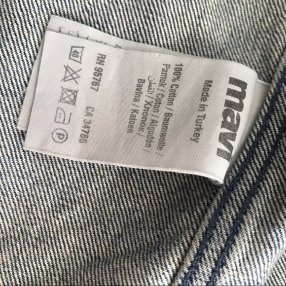 NWOT Vintage DenimJacket with Lrge Back Embroidery - Picture 8 of 13